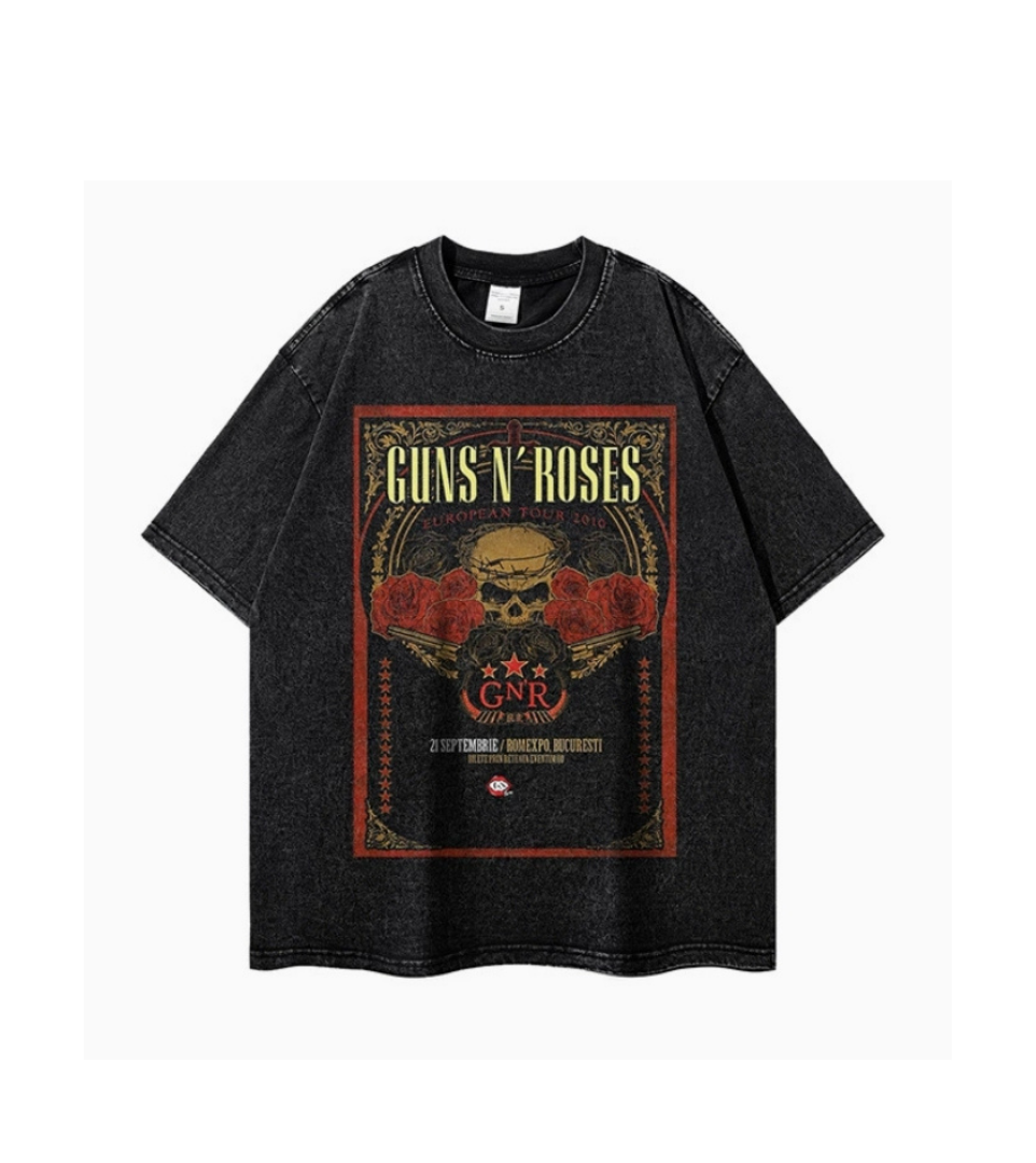 Guns N' Roses Retro Poster Style Graphic Tee