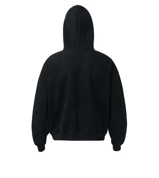 Contrast Line Zip Hoodie
