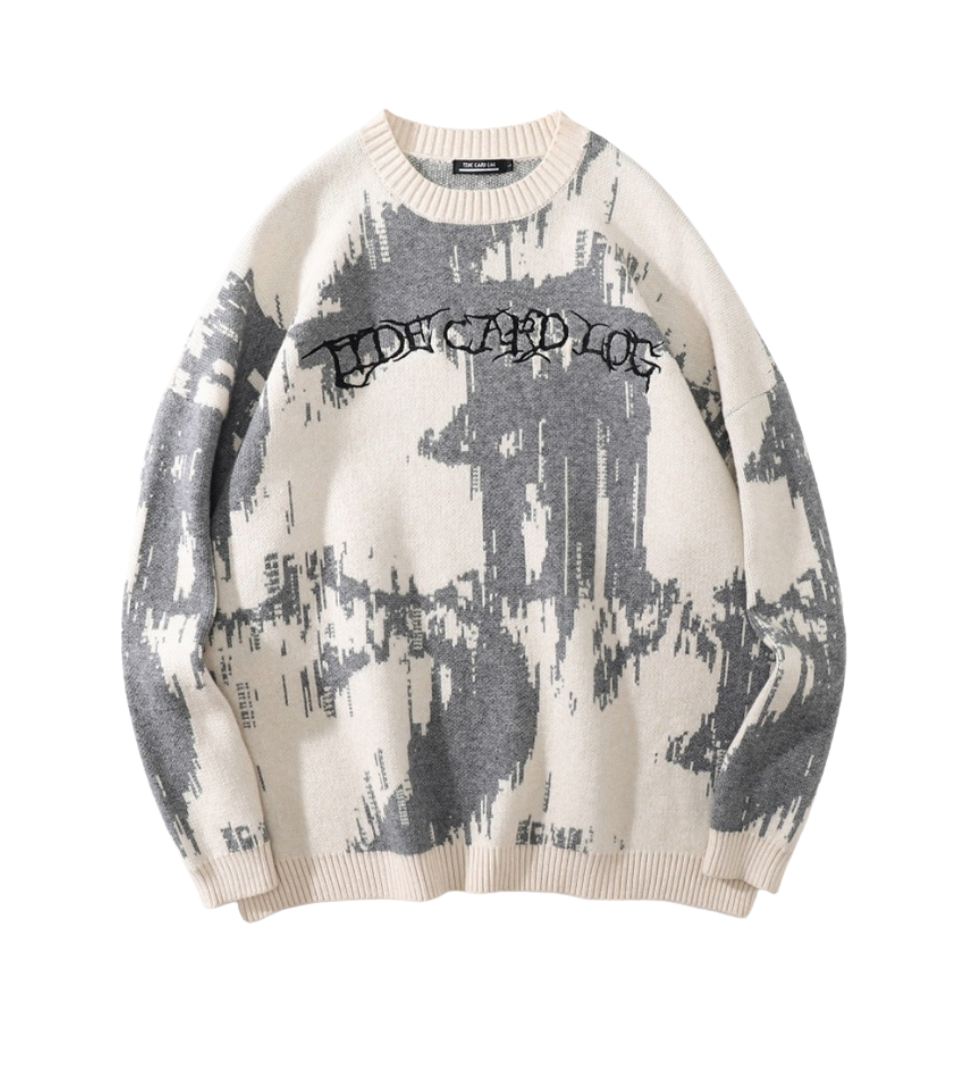 Glitch Weave Sweater