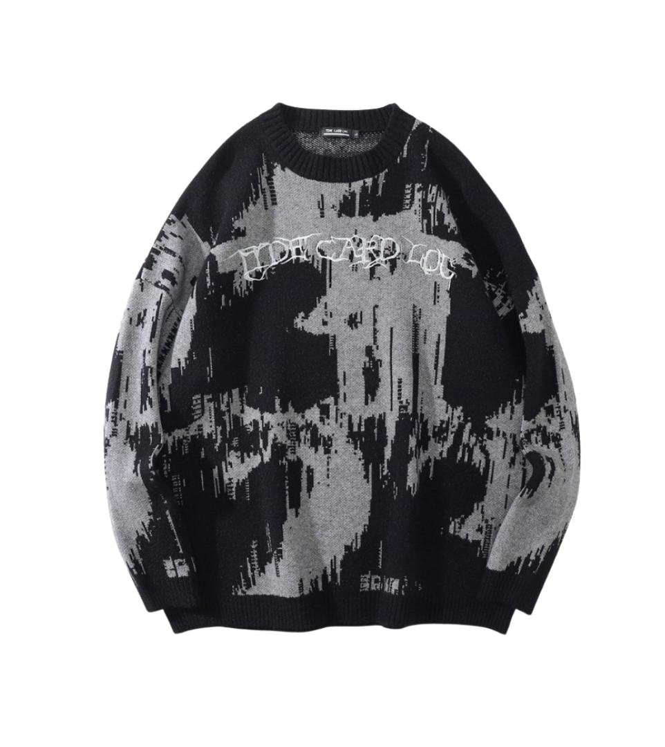 Glitch Weave Sweater