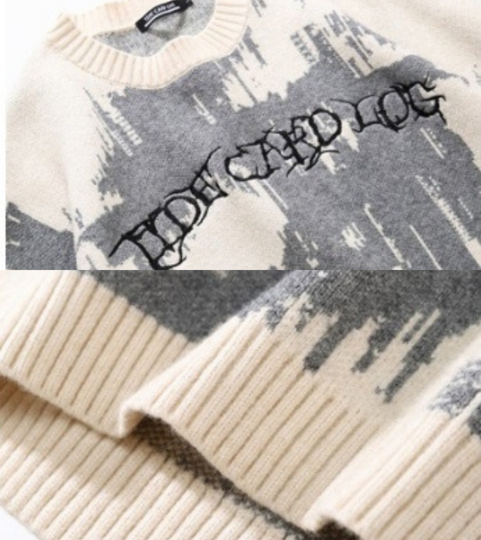 Glitch Weave Sweater