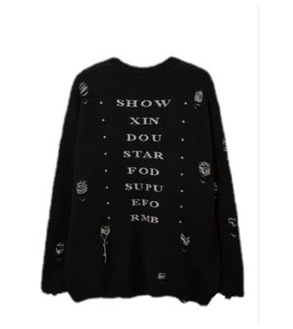 Shadow Monk Knit Sweater