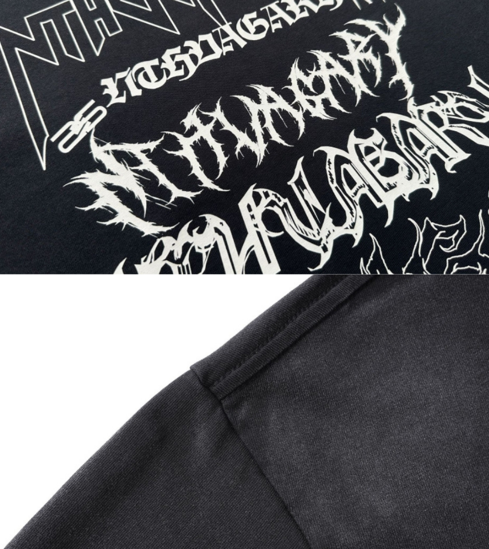 NTHVAGARY Multi‑Logo Long T-Shirts