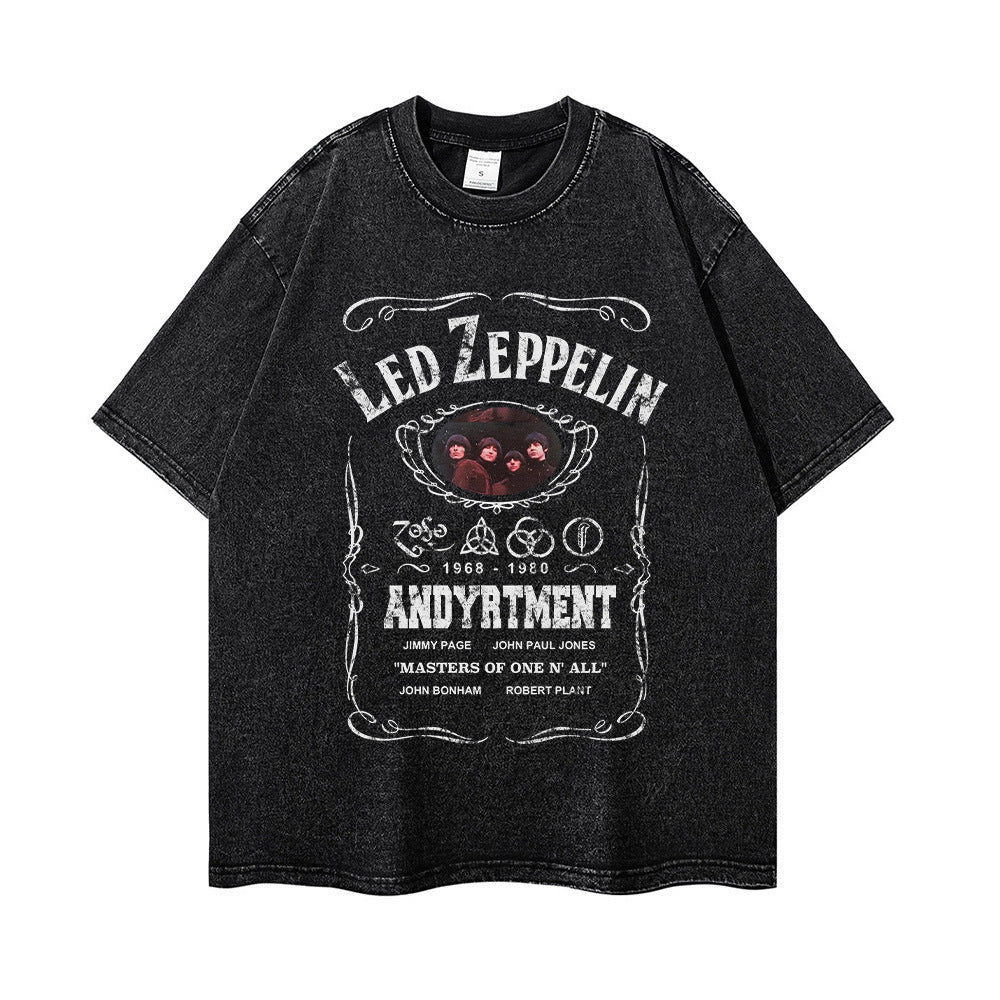 Vintage Whiskey Label Washed Tee