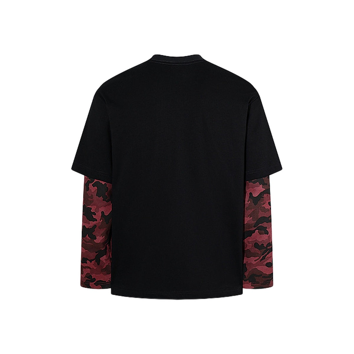 Crimson Camo Layered Long Sleeve